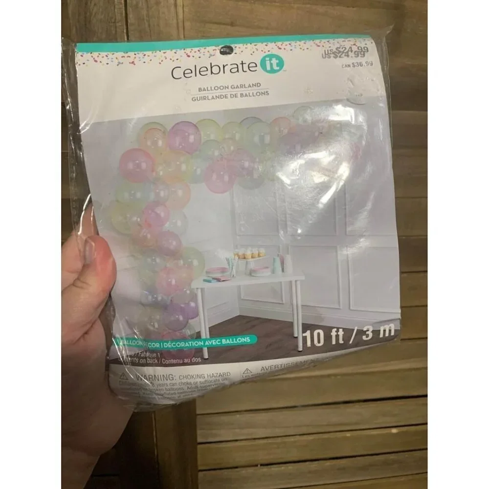 New 2 Packs 10’ Pastel Balloon Garland Kits